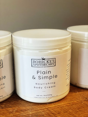 Plain and Simple Body Cream